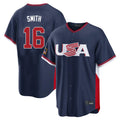LA.Dodgers #16 Will Smith Player Navy USA 2026 World Classic Limited Home Gdoa Stitched Jerseys