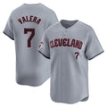 C.Guardians #7 George Valera Player Gray Road Limited Home Gdoa Stitched Jerseys