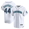 S.Mariners #44 Julio Rodriguez Player White Home Limited Stitched Jerseys