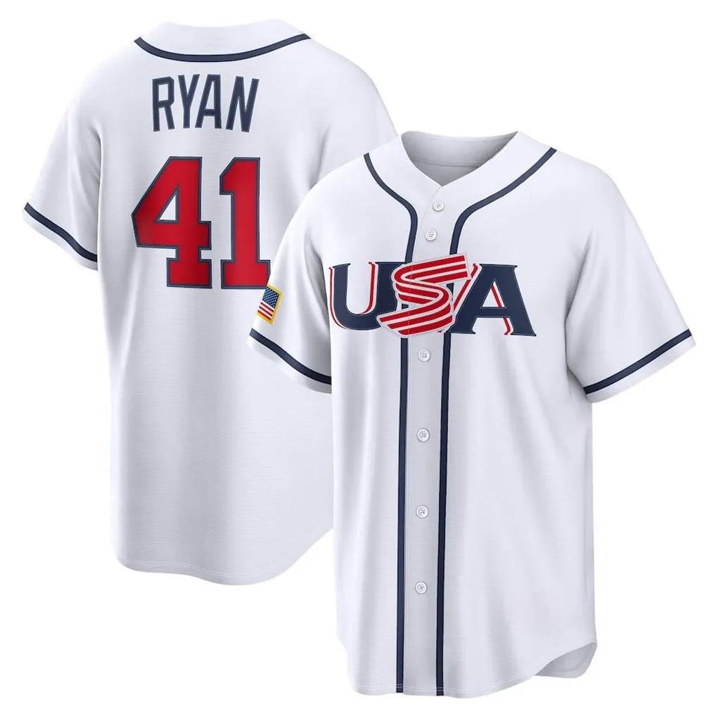 M.Twins #41 Joe Ryan Player White USA 2026 World Classic Limited Home Gdoa Stitched Jerseys