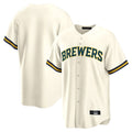 M.Brewers ## Brewers Blank Player Cream Home Game Gdoa Stitched Jerseys