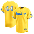 B.Red Sox #44 Aroldis Chapman Player Yellow Limited Home Game Gdoa Stitched Jerseys