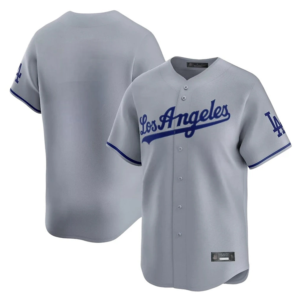 LA.Dodgers ## Dodgers Blank Player Gray Limited Game Gdoa Stitched Jerseys
