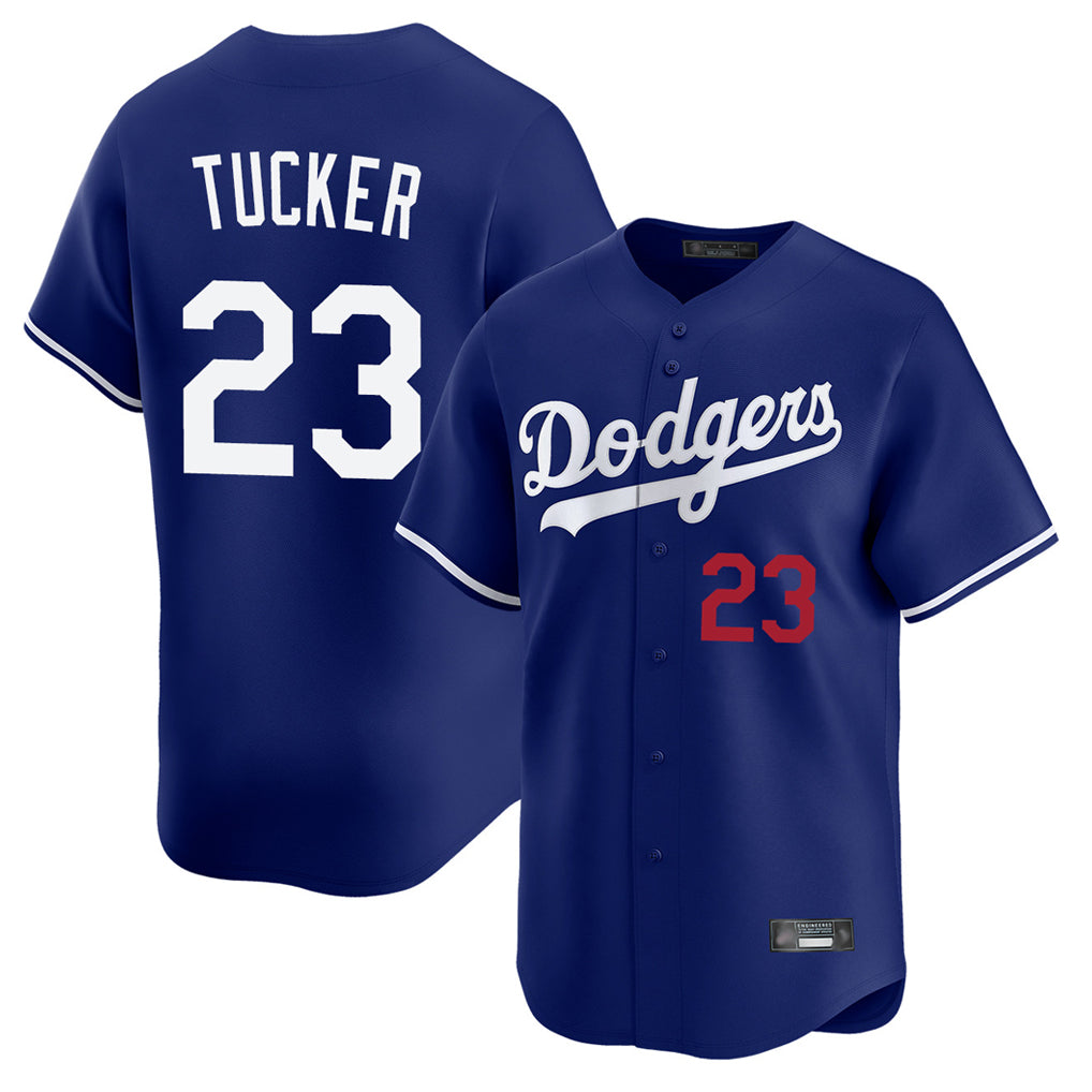 LA.Dodgers #23 Kyle Tucker Player Royal Limited Home Gdoa Stitched Jerseys