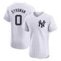 NY.Yankees #0 Marcus Stroman Player White Limited Elite Home Gdoa Stitched Jerseys