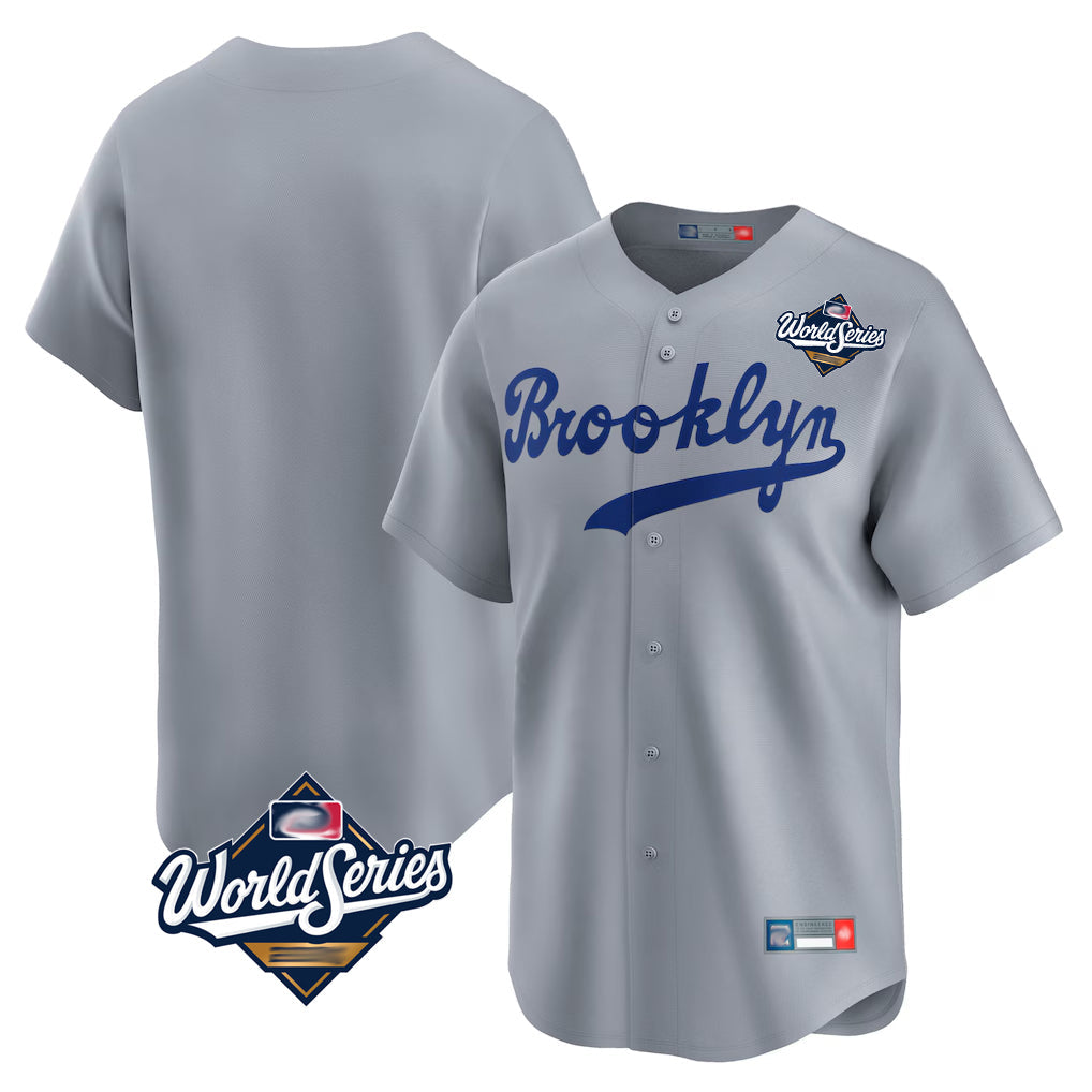 LA.Dodgers ## Dodgers Blank Player Gray Game Limited Home World Series Gdoa Stitched Jerseys