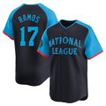 SF.Giants #17 Heliot Ramos Player Navy National League All-Star Home Limited Gdoa Stitched Jerseys