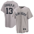 NY.Yankees #13 Jazz Chisholm Jr Player Gray Game Home Gdoa Stitched Jerseys