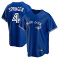 T.Blue Jays #4 George Springer Player Royal Game Stitched Jerseys