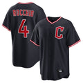 C.Guardians #4 Brayan Rocchio Player Navy Home Game Gdoa Stitched Jerseys