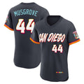 S.Diego Padres #44 Joe Musgrove Player Obsidian 2026 City Connect Home Limited Elite T-shirt Stitched Jerseys