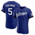 LA.Dodgers #5 Freddie Freeman Player Royal City Connect Elite Home Gdoa Stitched Jerseys