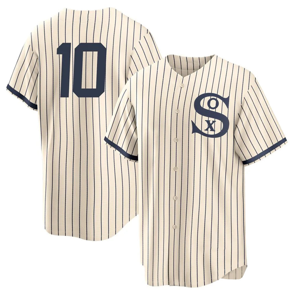 C.White Sox #10 Chase Meidroth Player Cream Field of Dreams Home Game Gdoa Stitched Jerseys