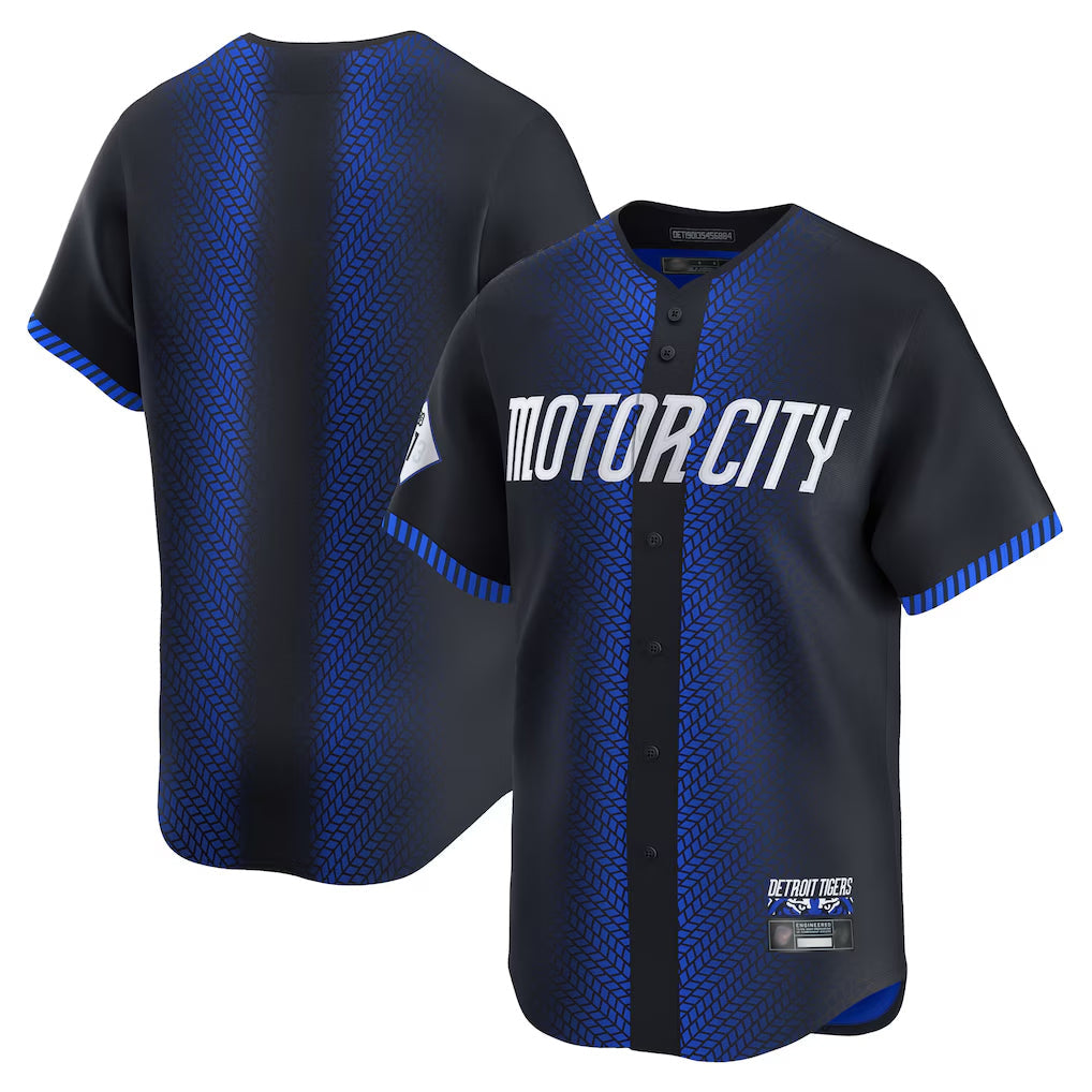 D.Tigers ## Tigers Blank Player Navy City Connect Home Limited Gdoa Stitched Jerseys