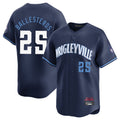 C.Cubs #25 Mois¨¦s Ballesteros Player Navy City Connect Limited Home Gdoa Stitched Jerseys