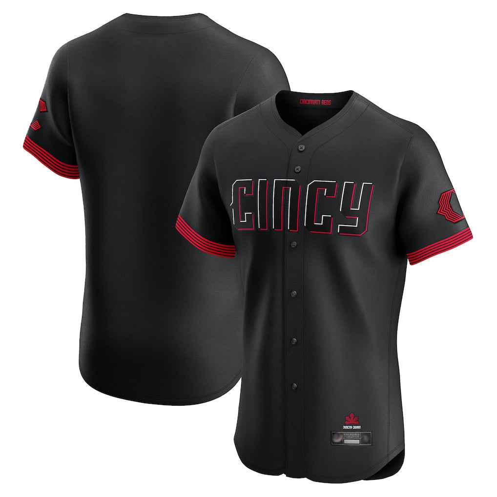 C.Reds ## Red Blank Player Black City Connect Limited Elite Home Gdoa Stitched Jerseys