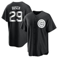 C.Cubs #29 Michael Busch Player Black Game Gdoa Stitched Jerseys