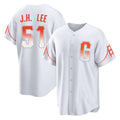 SF.Giants #51 Jung Hoo Lee Player White City Connect Home Game Stitched Jerseys