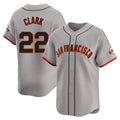 SF.Giants #22 Will Clark Player Gray Home Limited Stitched Jerseys