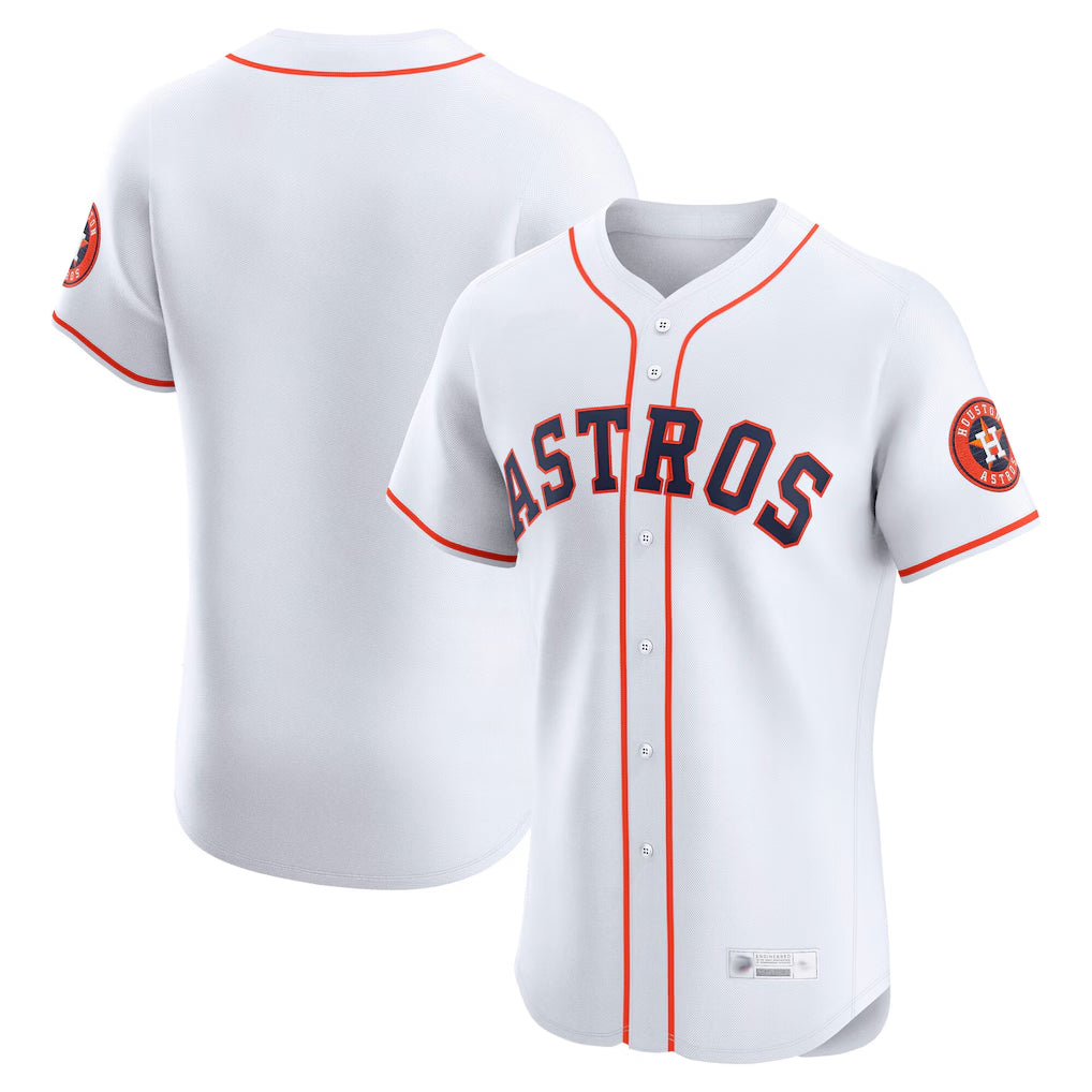 H.Astros ## Astros Blank Player White Home Limited Elite Gdoa Stitched Jerseys