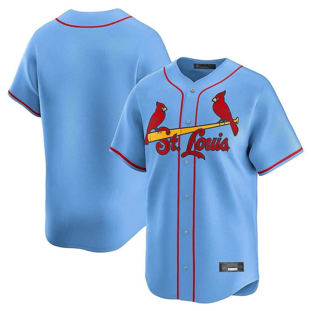 St. Louis Cardinals ## Cardinals Blank Player Light Blue Home Limited Stitched Jerseys