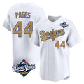 LA.Dodgers #44 Andy Pages Player Gold World Series Collection Limited Home Gdoa Stitched Jerseys