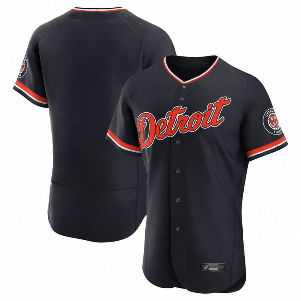 D.Tigers ## Tigers Blank Player Navy Limited Elite Home Game Gdoa Stitched Jerseys
