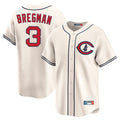 C.Cubs #3 Alex Bregman Player Cream Field of Dreams Limited Home Game Gdoa Stitched Jerseys