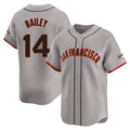 SF.Giants #14 Patrick Bailey Player Gray Home Limited Stitched Jerseys