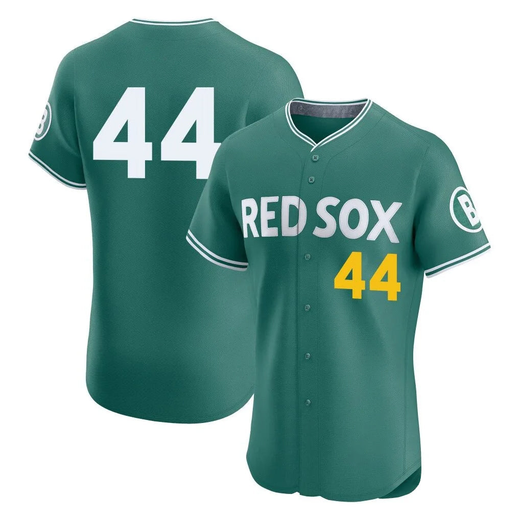 B.Red Sox #44 Aroldis Chapman Player Green City Connect Limited Elite Home Game Gdoa Stitched Jerseys