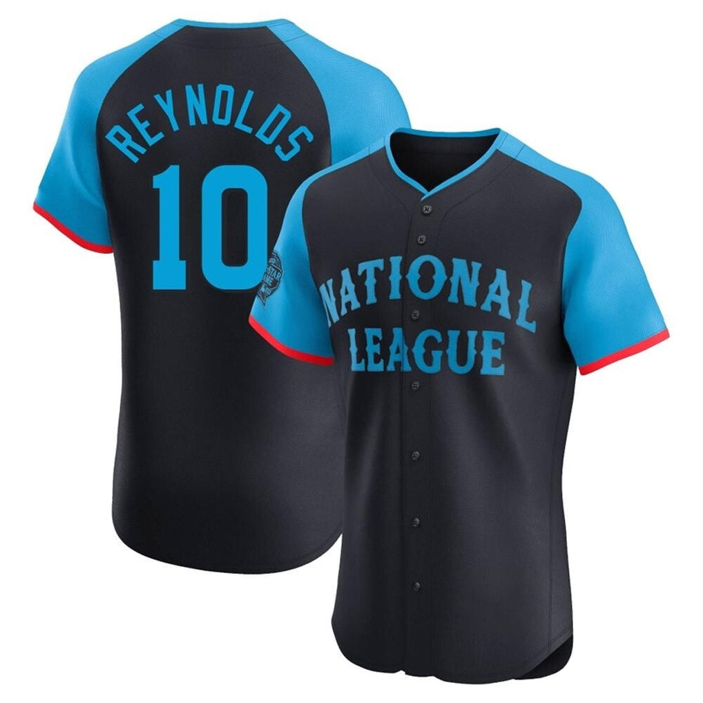 P.Pirates #10 Bryan Reynolds Player Navy National League All-Star Home Limited Elite Stitched Jerseys