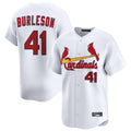 St. Louis Cardinals #41 Alec Burlesona Player White Home Limited Stitched Jerseys