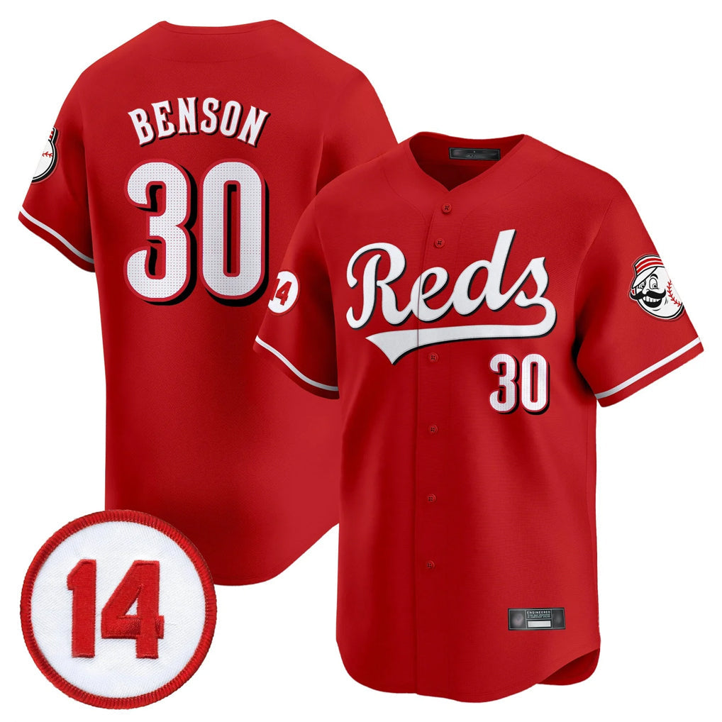 C.Reds #30 Ken Griffey Player Red Vapor Premier Limited Home Gdoa Stitched Jerseys