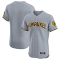 M.Brewers ## Brewers Blank Player Gray Home Limited Elite Gdoa Stitched Jerseys
