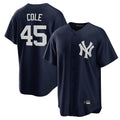 NY.Yankees #45 Gerrit Cole Player Navy Game Home Stitched Jerseys