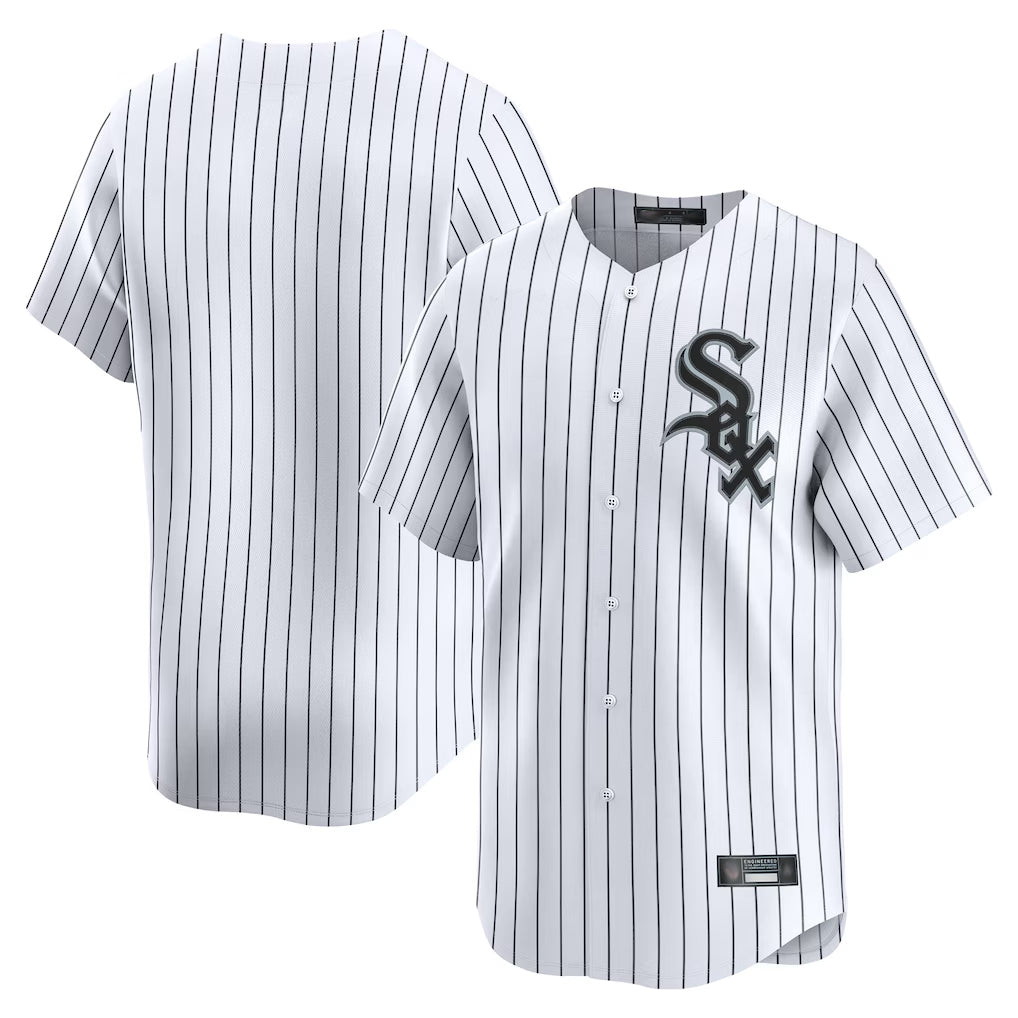 C.White Sox ## White Sox Blank Player White Stripe Limited Home Gdoa Stitched Jerseys