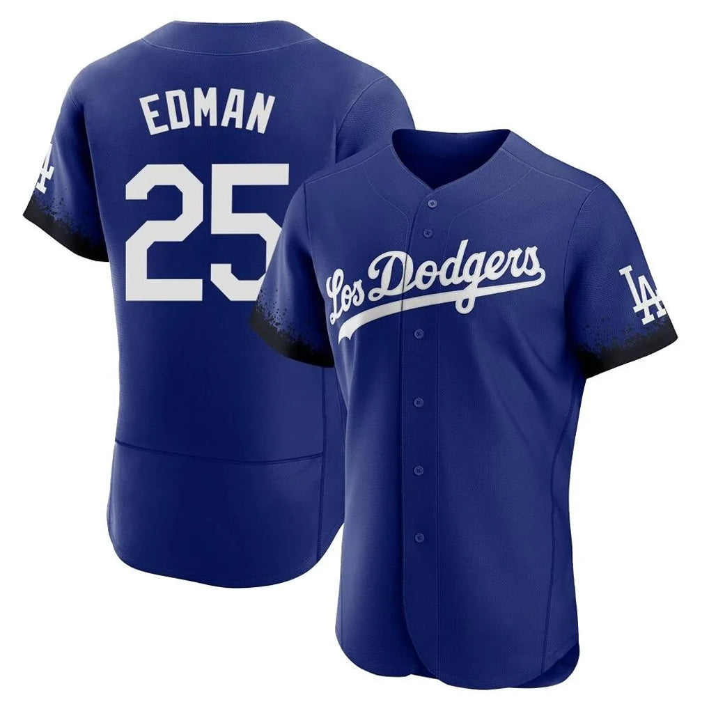 LA.Dodgers #25 Tommy Edman Player Royal City Connect Elite Home Gdoa Stitched Jerseys