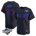 T.Blue Jays #30 Alejandro Kirk Player Black 2025 World Series City Connect Gdoa Stitched Jerseys