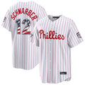 P.Phillies #12 Kyle Schwarber Player White 2026 All-Star Edition Stars & Stripes Home Game Gdoa250Ys Stitched Jerseys