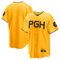 P.Pirates ## Pirates Blank Player Gold City Connect Home Game Gdoa Stitched Jerseys