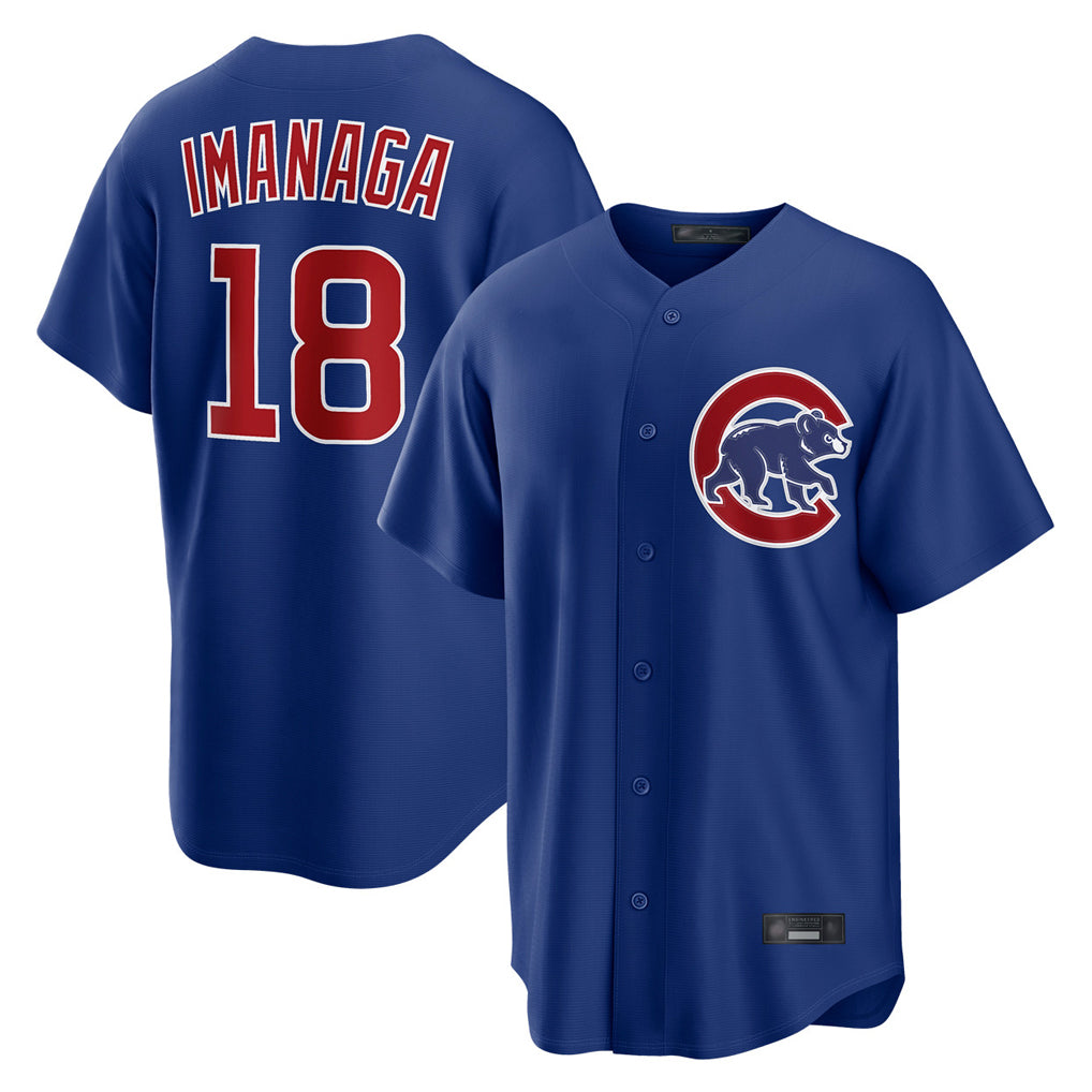 C.Cubs #18 Shota Imanaga Player Royal Home Game Gdoa Stitched Jerseys