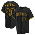 S.Diego Padres #30 Gavin Sheets Player Black Snake Skin City Home Game Stitched Jerseys