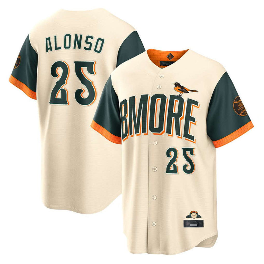 B.Orioles #25 Pete Alonso Player Cream 2026 City Connect Home Game Gdoa Stitched Jerseys