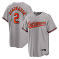 B.Orioles #2 Gunnar Henderson Player Gray Home Game Gdoa Stitched Jerseys