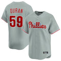 P.Phillies #59 Jhoan Duran Player Gray Home Limited Gdoa Stitched Jerseys