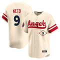 LA.Angels #9 Zach Neto Player Cream City Connect Limited Home Gdoa Stitched Jerseys
