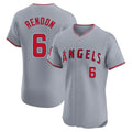 LA.Angels #6 Anthony Rendon Player Gray Home Limited Elite Gdoa Stitched Jerseys