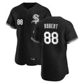 C.White Sox #88 Luis Robert Jr Player Black Limited Elite Home Gdoa Stitched Jerseys