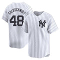 NY.Yankees #48 Paul Goldschmidt Player White Limited Stitched Jerseys