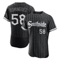 C.White Sox #58 Seranthony Dom¨ªnguez Player Black City Connect Limited Elite Home Gdoa Stitched Jerseys